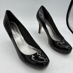 Madden Girl Shoes Womens Size 8 Black Getta Pumps High Heels Classic Party Work